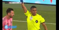 梅西抗议染黄！法尔肯推人送点，迈阿密3-0领先后连丢3球遭扳平！