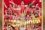 F1车手汉密尔顿转发海报祝贺阿森纳夺冠：COYG