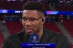 乌龙！NBA球星字母哥担任欧冠嘉宾 转播方将其误标为凯尔特人球员